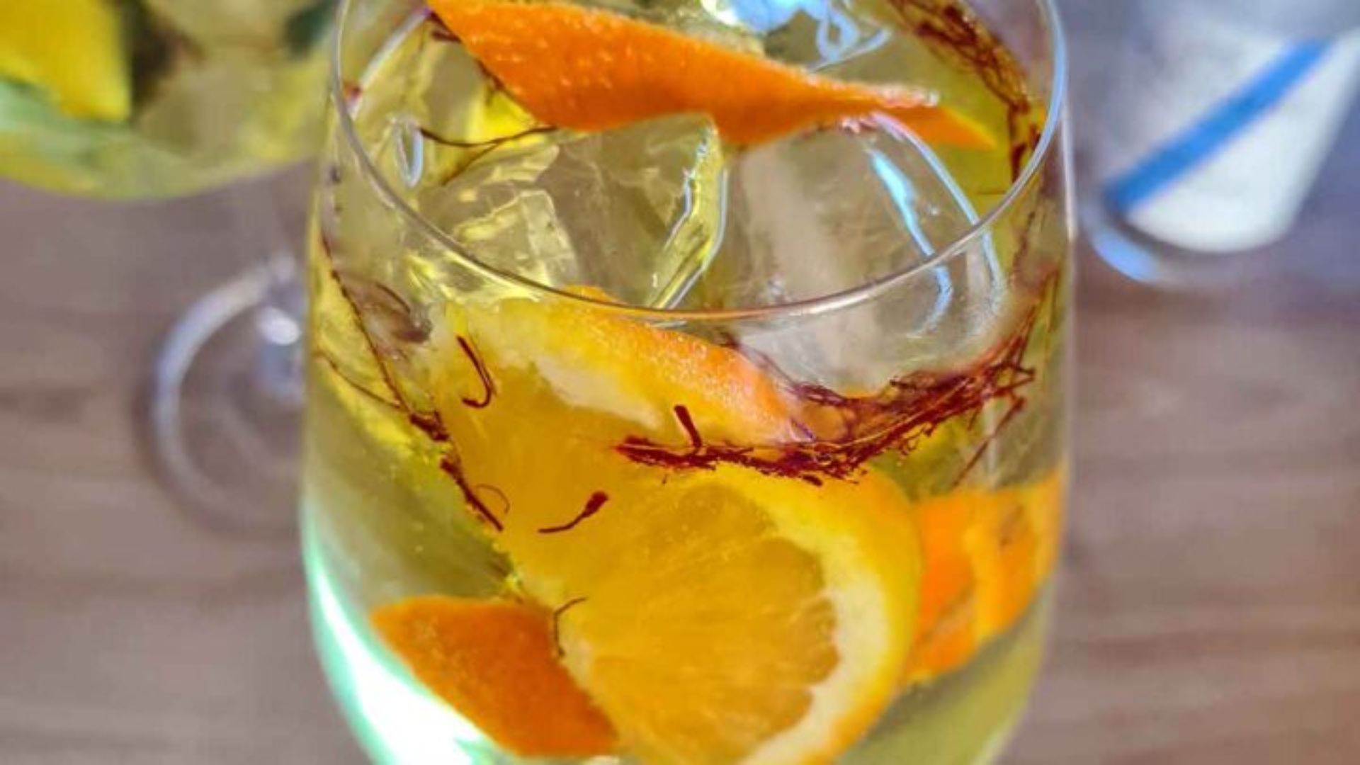 Saffron Gin and Tonic